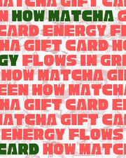 How Matcha Festive Gift Card