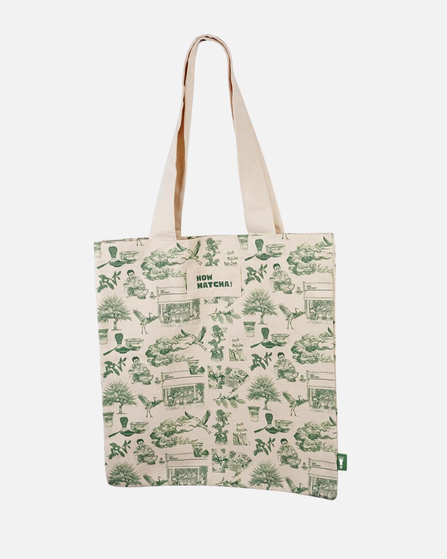 How Matcha Signature Cotton Tote Bag